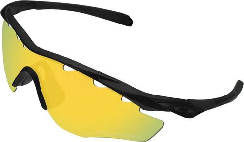 Vista 2 de BroLizard - Lente polarizada para gafas de sol Oakley M2 con ventilación, dorado