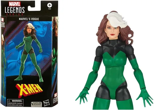 Vista 2 de Marvel Legends Series Marvel's Rogue, Uncanny X-Men Figuras de acción coleccionables de 6 pulgadas, 2 accesorios