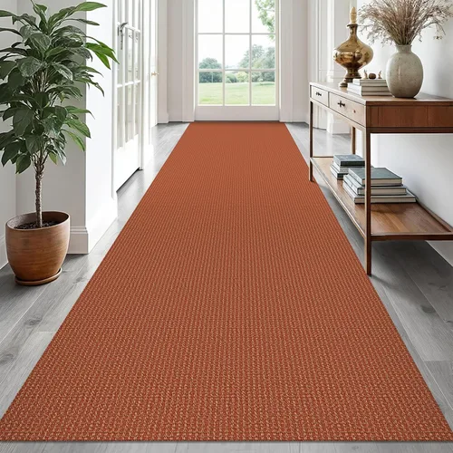 Vista 201 de EARTHALL Alfombra tejida de 2 x 3 pies, lavable para entrada, alfombra trenzada antideslizante, alfombra para puerta interior y exterior, alfombra