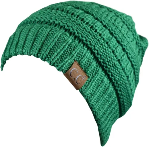 Vista 190 de C.C Trendy Warm Chunky Soft Stretch Cable Knit Beanie