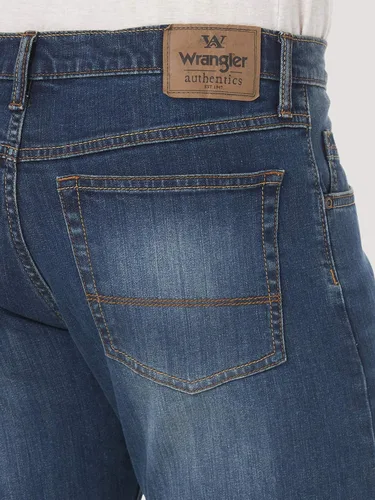 Vista 5 de Wrangler Authentics - Jeans de corte ajustado y pierna recta para hombre