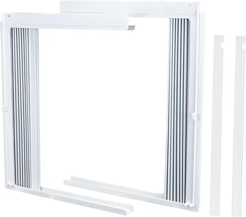 Vista 12 de LBG Products Juego de panel lateral y marco de aire acondicionado de ventana, kit de relleno de acordeón de CA, se adapta a la mayoría
