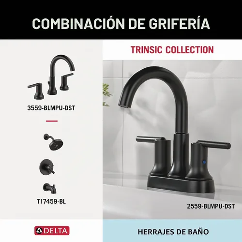 Vista 6 de DELTA FAUCET 759460-BL Anillo de toalla Trinsic, negro mate