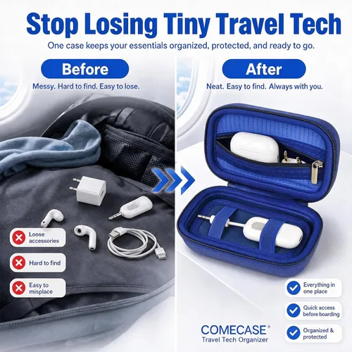 Vista 9 de COMECASE Bluetooth Transmitter Case for AirFly SE/Pro 2/Pro/Duo