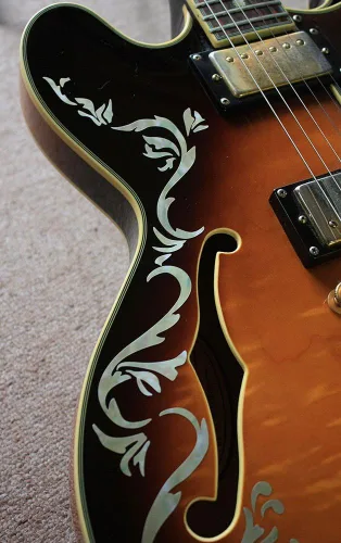 Vista 3 de Jockomo Cowboy Fancy Vine AW - Pegatina para guitarra y bajo