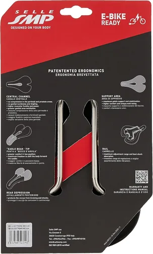 Vista 7 de Selle SMP TRK - Sillín medio extremo, negro/amarillo/rojo