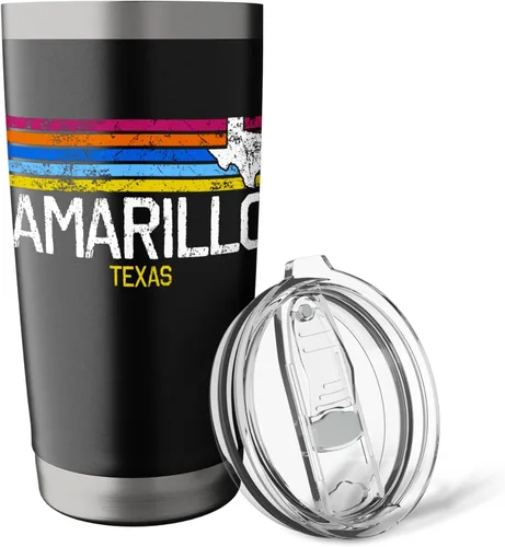 Vista 5 de Amarillo Texas Stainless Steel Insulated Tumbler