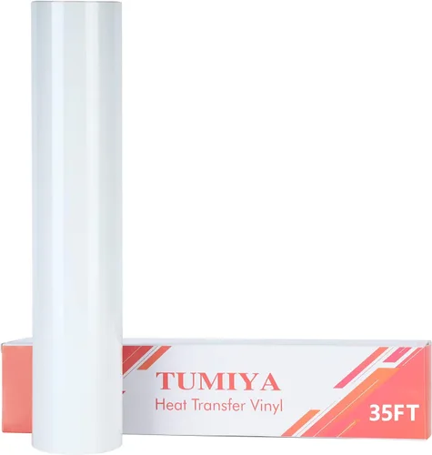 Vista 66 de TUMIYA - Rollo de vinilo para transferencia de calor (100.1 x 14.8 ft, vinilo adhesivo brillante HTV (rosa)