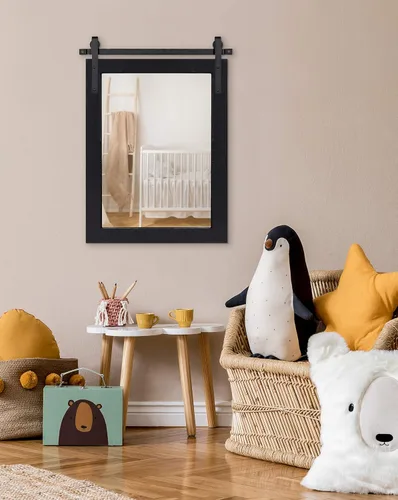 Vista 2 de Kate and Laurel Cates Farmhouse Wall Mirror