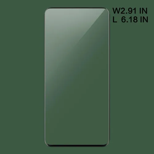 Vista 2 de Paquete de 3 protectores de pantalla para One-Plus 7 Pro, antiarañazos, dureza 9H, cobertura completa para One-Plus 7 Pro Black Bordes de seda