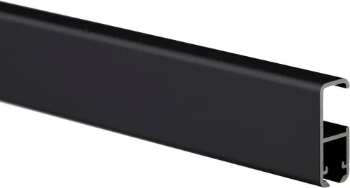Vista 14 de STAS Cliprail Pro - Juego de sistema para colgar fotos, color negro, cubre 4.92 pies de espacio de pared, riel de fotos resistente y kit de galería