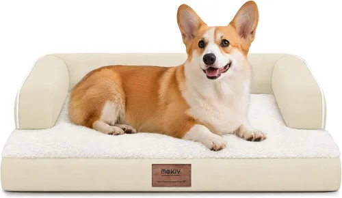 Vista 57 de Cama pequeña para perros y sofá para gatos, camas ortopédicas impermeables para perros pequeños, cama para gatos, sofá para mascotas cómodo