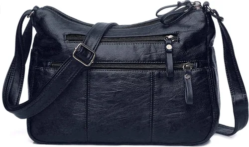 Vista 31 de Bolsos VOLGANIK ROCK para mujer de piel sintética suave, bolso de hombro para damas, bolso bandolera y bolsos de mano, liviano, con bolsillos