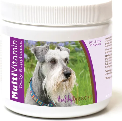 Vista 123 de Healthy Breeds Affenpinscher - Masticables blandos multivitamínicos, 60