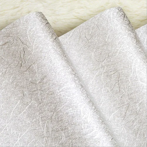 Vista 5 de QIHANG Color plateado grueso impermeable 1.7 ft*32.8 ft=5.3㎡ del papel pintado del telón de fondo de pantalla de la TV del hotel KTV del hotel