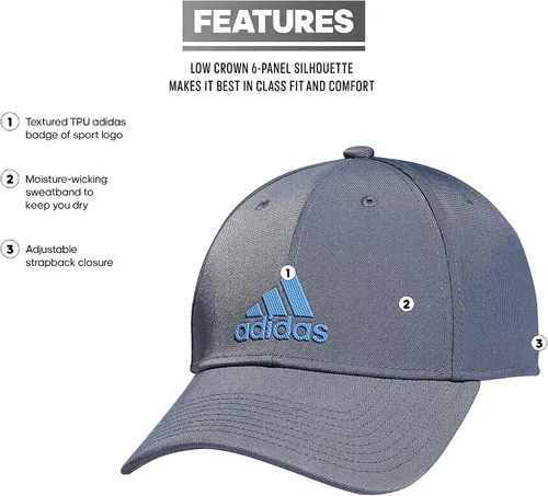 Vista 2 de adidas Gorra de corte ajustable para hombre Decision