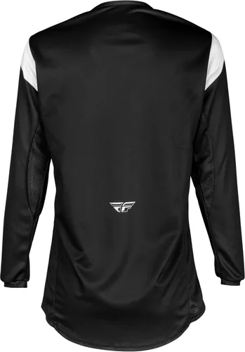 Vista 3 de Fly Racing Camiseta Kinetic Stoke juvenil (negro/blanco, talla M)