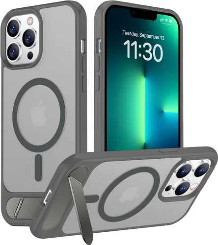 Vista 273 de Funda para iPhone 11 con compatibilidad magnética, [Soporte invisible incorporado][Compatible con MagSafe]