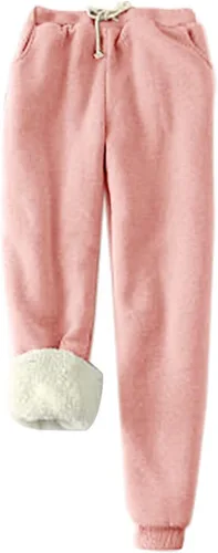 Vista 3 de Stessotudo Lounge Sets for Women Casual Sherpa Fleece Lined Pant Sets Long Sleeve Plus Size Cozy Warm Winter Matching Sets