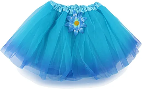 Vista 6 de Sinuo Disfraz de hada, conjunto de disfraz con alas, tutú, varita y velo, conjunto de princesa para niñas de 3 a 8 años (azul)