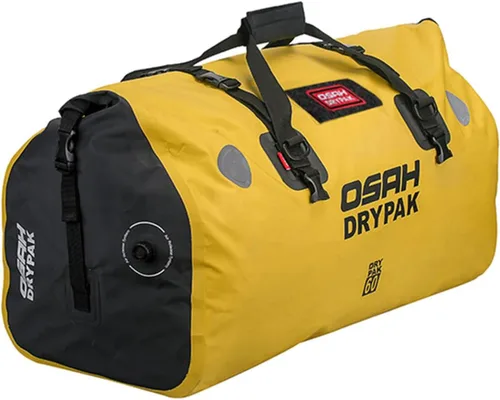 Vista 30 de Bolsa de lona impermeable y maleta - Bolsa seca para motocicleta, bolsas de sillín con cierre enrollable, gran espacio de almacenamiento, para Negro