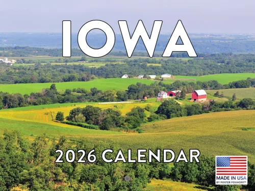 Vista 21 de Calendario de Alabama 2026 para pared, 12 meses, mensual, recuerdos escénicos de AL Hecho en Estados Unidos