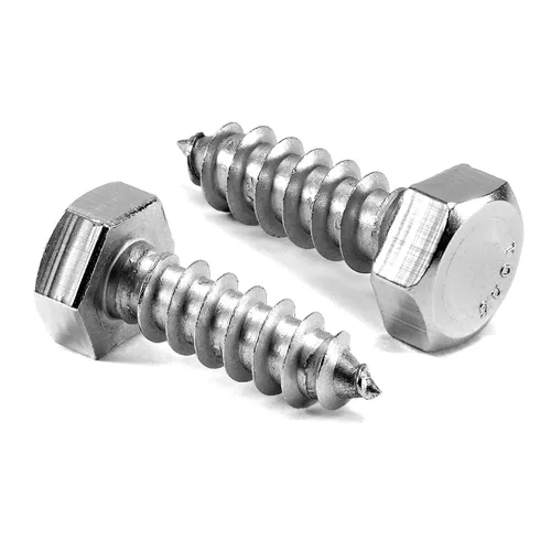 Vista 16 de Tornillos de cabeza hexagonal de 1/2" x 2" con rosca parcial, 10 piezas de acero inoxidable 304 18-8, tornillos hexagonales para madera de SG TZH