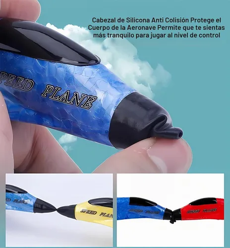 Vista 7 de Avión inalámbrico de juguete con luces, recargable por USB SU-35 RC planeador de avión de control remoto, espuma resistente a caídas al aire libre