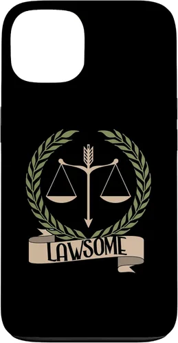 Vista 7 de Lawsome Scales Of Justice Lawyer Law Student Case for iPhone 16