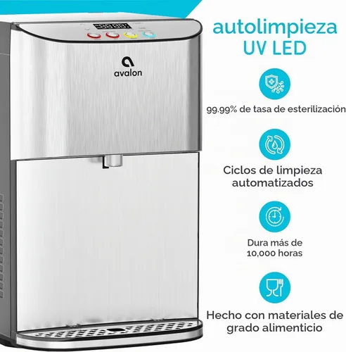 Vista 6 de Avalon Dispensador de agua eléctrico sin botella para encimera A13CT, 3 temperaturas, autolimpieza