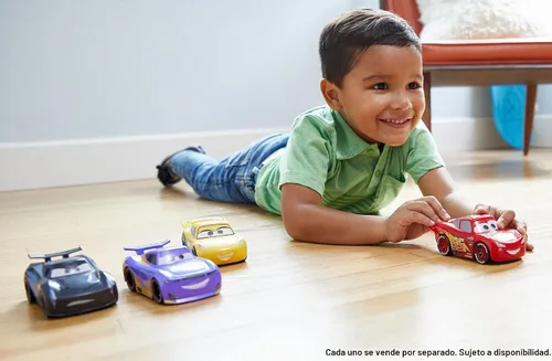 Vista 2 de Disney Cars Juguetes Turbo Racers Rayo McQueen