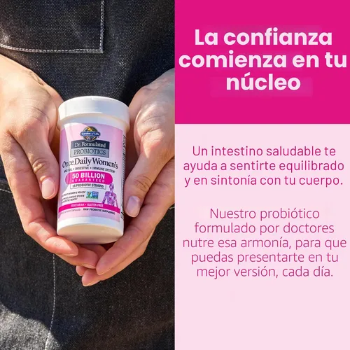 Vista 8 de Probiotico Jardín de vida, suplemento para las mujeres, Formulado una vez al día, estabilizante para la mujer, recomendado por Doctores