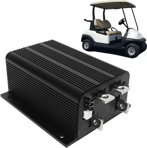 Vista 4 de Controlador de motor de carrito, controlador de motor de CC de aluminio anodizado de 275 A, silencioso, de alta eficiencia, control suave