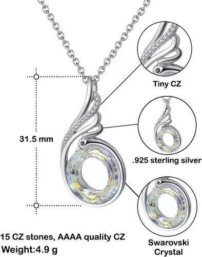 Vista 5 de My Love, Know That I am a Better Man Because You Came into My Life and Made Rising Phoenix Necklace, Wife Jewelry, Gag for Wife