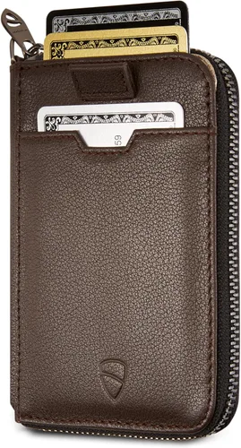 Vista 22 de Vaultskin NOTTING HILL - Cartera con cremallera y protección RFID para tarjetas