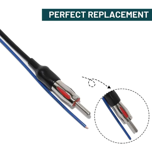 Vista 4 de Anina Adaptador de antena de radio para Toyota Subaru Scion 2010-2019 Radio de fábrica al mercado de accesorios Extensión aérea Cable arnés de cable