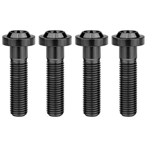 Vista 18 de Titanium M10 Torx Head Bolt (M10x10mm Pitch 1.25mm, Black) 10 15 20 25 30 35 40 45 50 55 60mm Pitch 1.25/1.5mm Screw Pack of 4