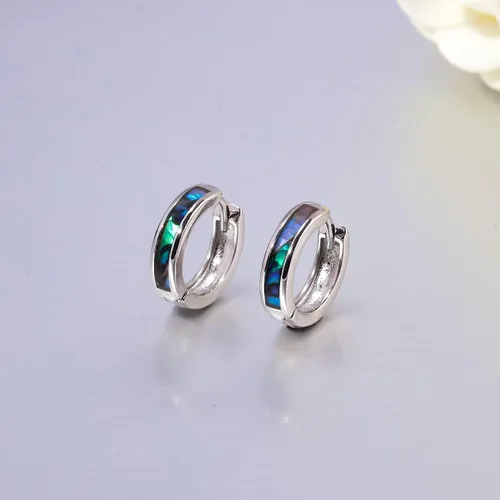 Vista 142 de CiNily Aretes Huggie de ópalo con bisagras, chapados en oro, hipoalergénicos, pequeños aretes de aro para mujeres, adolescentes, niñas, hombres