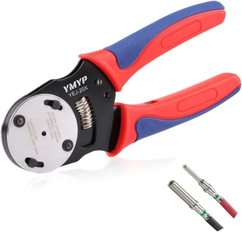 Vista 17 de Deutsch - Engarzadora de barril cerrado tamaño 12,4 vías sangría, 8 tipos de impresión para contactos sólidos Deutsch DTP calibre 14-12 AWG (YEJ-12X)