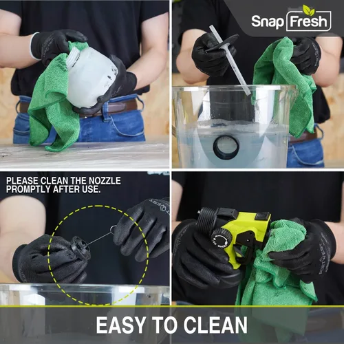 Vista 7 de SnapFresh Pulverizador de pintura inalámbrico de 20 V, batería de 4.0 Ah y cargador rápido incluidos, pistola eléctrica de mano HVLP con contenedor