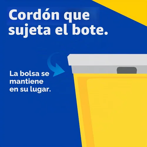 Vista 5 de CloroxPro Glad ForceFlex - Bolsas de basura con cordón de cocina de 13 galones de alto, 100 unidades (el paquete puede variar)