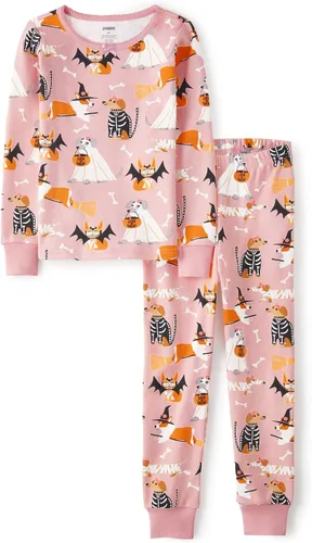 Vista 2 de Gymboree Gymmie Long Sleeve and Pant Cotton 2-Piece Pajama Sets, Big Kid, Toddler