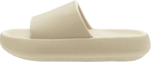Vista 2 de BRONAX Pantuflas Cloud para mujeres y hombres Pantuflas de almohada sandalias de baño Extremadamente cómodas Suela gruesa acolchada