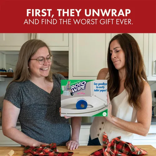 Vista 2 de Roto Wipe – Caja de broma más divertida Divertido regalo vacío para el elefante blanco y Navidad 2025 Caja de regalo divertida para compañeros