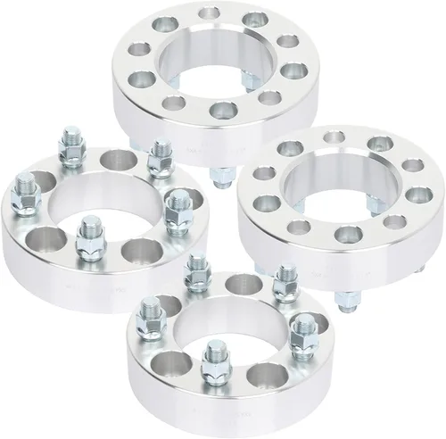 Vista 9 de SCITOO 4 adaptadores de rueda de 5 x 4.5 pulgadas, adaptadores espaciadores de rueda de 2 pulgadas con pernos de 1/2 pulgada para Dodge Nitro
