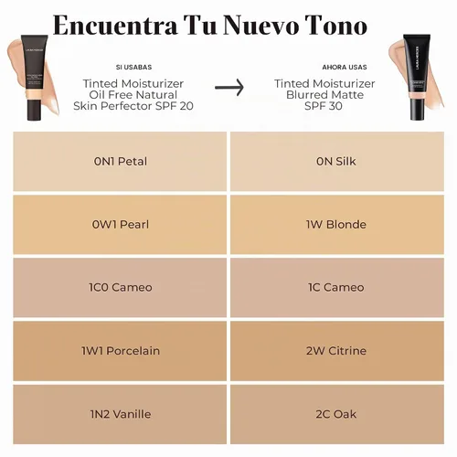 Vista 9 de Laura Mercier Hidratante con Color Mate Difuminado con SPF 30: Control de Brillo y Difuminado de 24+ Horas, Larga Duración, Cobertura Transparente a
