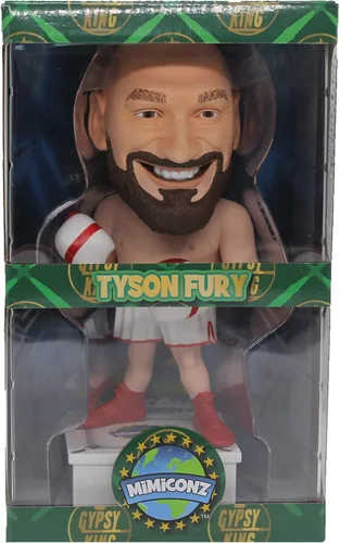 Vista 2 de Mimiconz Figurines Sports Stars Collection Tyson Fury. 7.9 in de altura. Personaje realista, regalo novedoso pintado a mano
