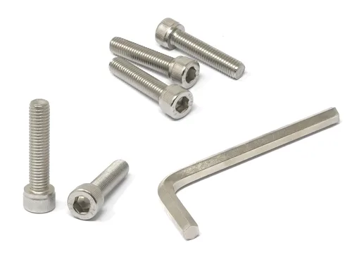 Vista 158 de iexcell Kit de tornillos de cabeza hexagonal de acero inoxidable 304, 100 unidades M2 x 0.157 in, paso de rosca de 0.016 in