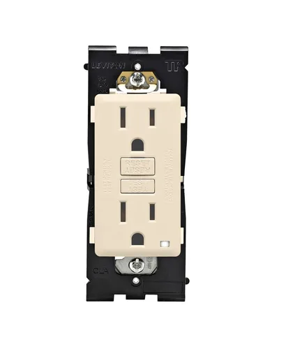 Vista 27 de Leviton Renu - Toma GFCI autocomprobada resistente a manipulaciones, 15 amperios, RGF15-CA, café con leche