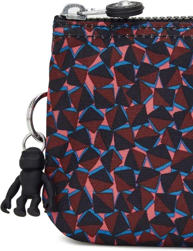 Vista 6 de Kipling Creativity L Solid Pouch, Estampado De Cuadrados Felices